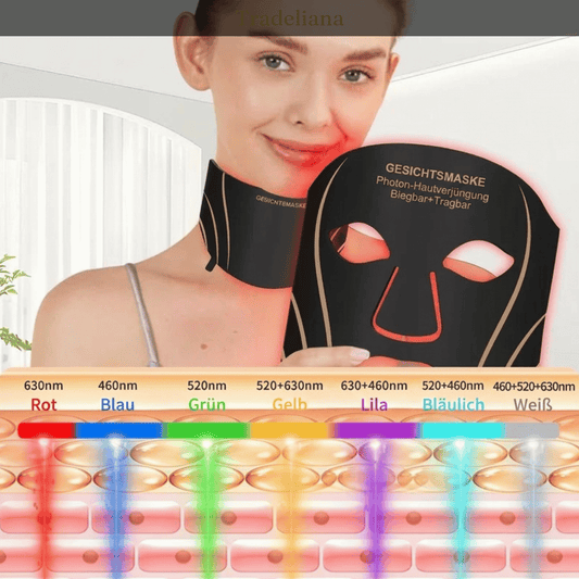 LED Gesichtsmaske PRO – Professionelle LED-Lichttherapie für Zuhause