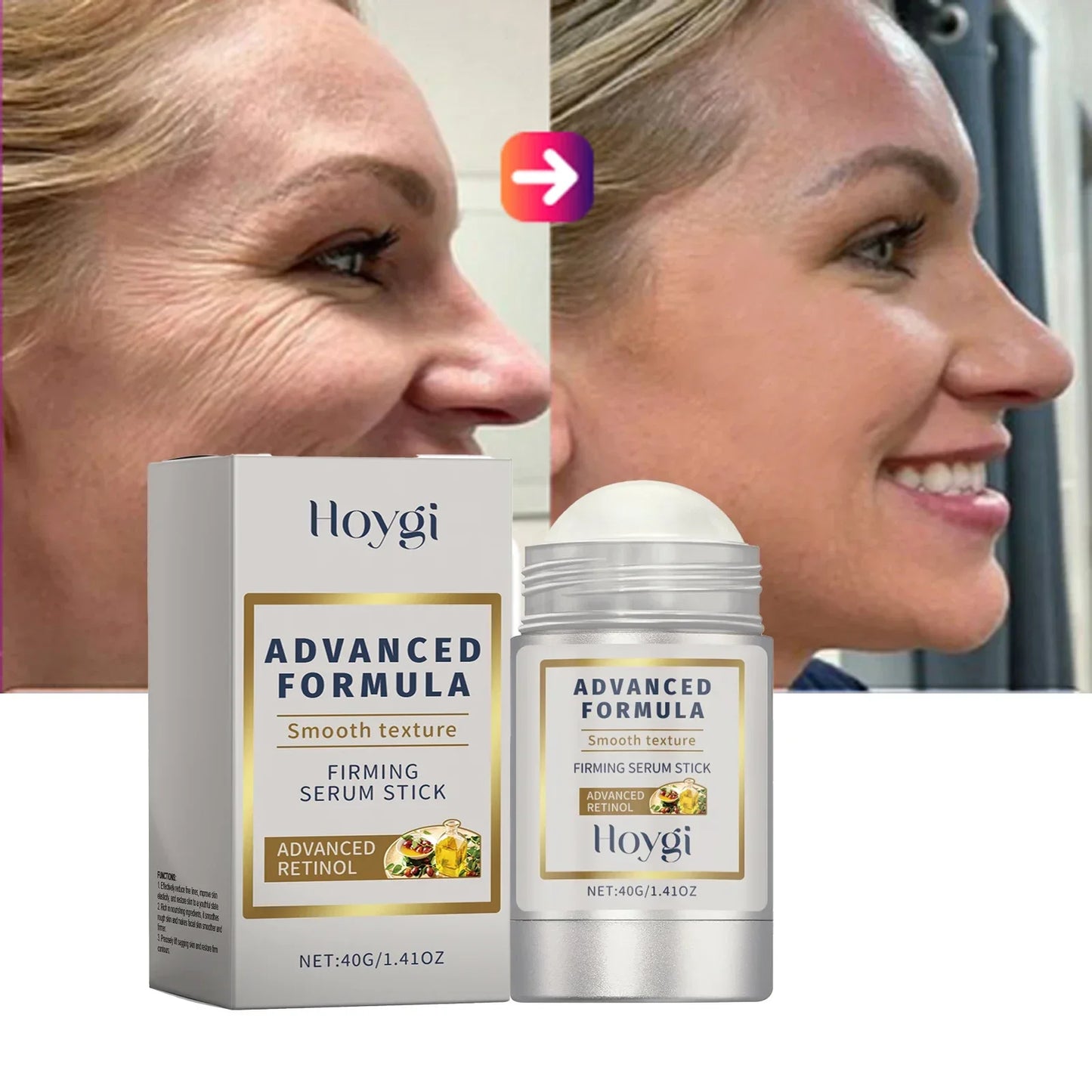 Retinol & Hyaluronsäure Anti-Falten Stick von Tradeliana