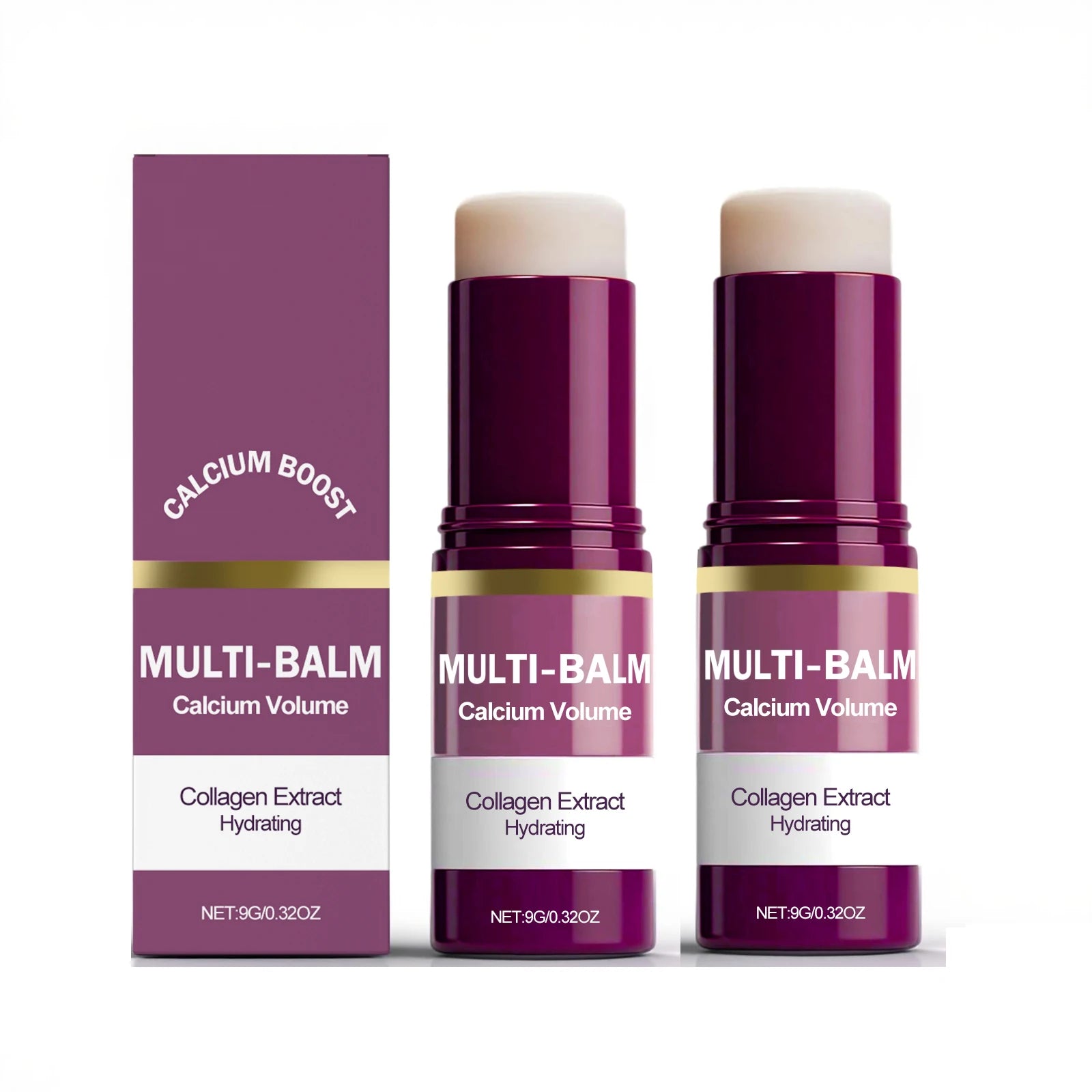 Calcium Multi-Balm-Stick – Feuchtigkeitspflege für Gesicht & Augenpartie 9 g - Tradeliana